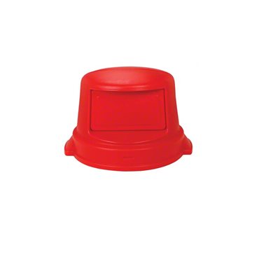 Couvercle à rabat rouge en dôme 26 X 17.5'' Continental pour Huskee de 44 gallons (4444-2643)