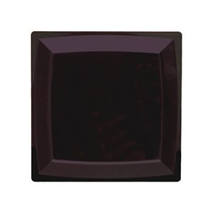 Assiette carrée noire Polar 9.25'' 120 / cs 385096 / MS 10KB 