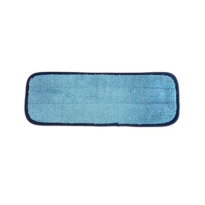 Tampon microfibre bleu 12 '' à velcro 